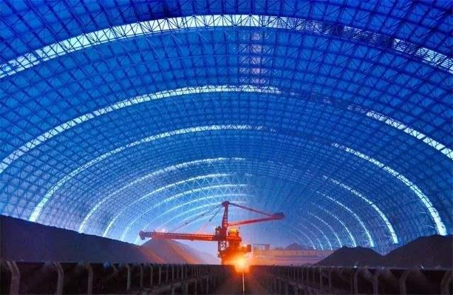 浦东亿优钢构工程师为您解析原料场封闭技术的特点和类型